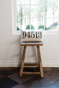 Zipcode Pillow Cover